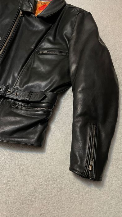 Косуха з натуральної шкіри шкіряна куртка