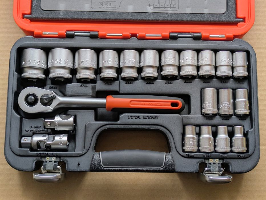 Bahco zestaw kluczy nasadowych 1/2" S240