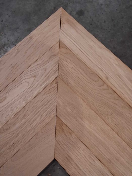 DESKA parkiet dab surowy jodelka  14x120x880 warstwowy
