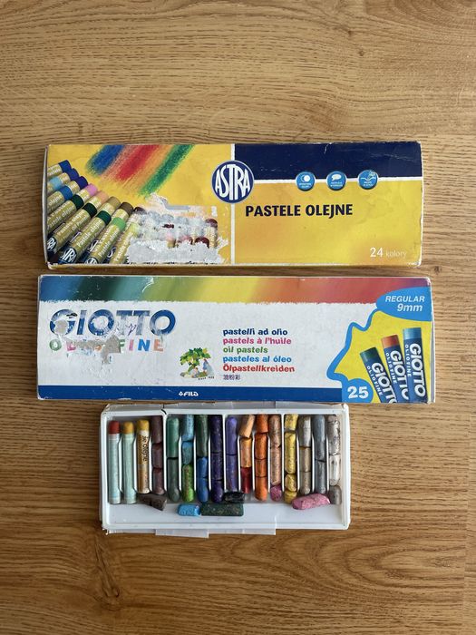 Pastele olejne Giotto Astra. Przybory szkolne plastyczne kredki