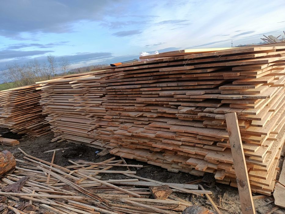Deski dębowe 3,2m 2,5m 1,2m 5cm i calówka
