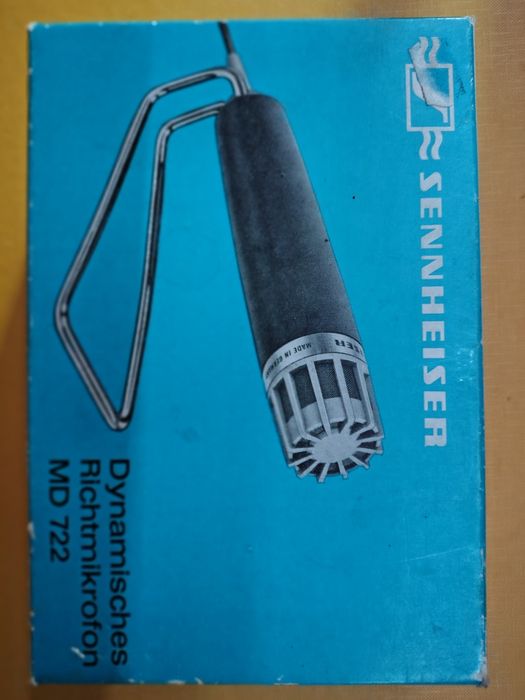 Вінтажний мікрофон Sennheiser MD 722 LM (Made in Germany) • NOS