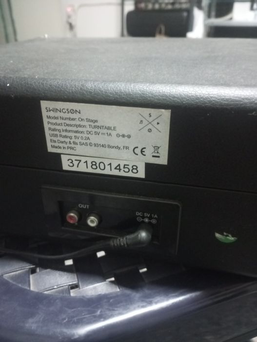 Gira discos tipo mala