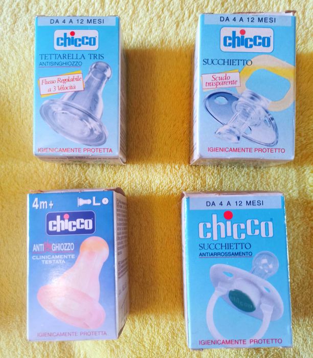 Соска на бутилочки  пустишка Чико Chicco от 4 до 12 месяцев
