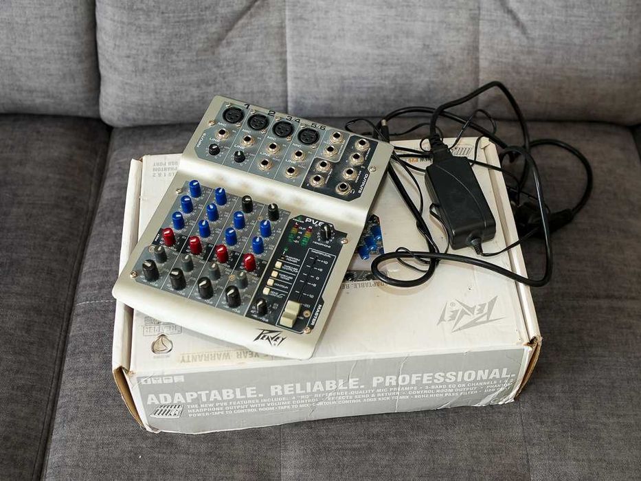 Peavey PV6 USB – 6-kanałowy mikser z interfejsem audio USB