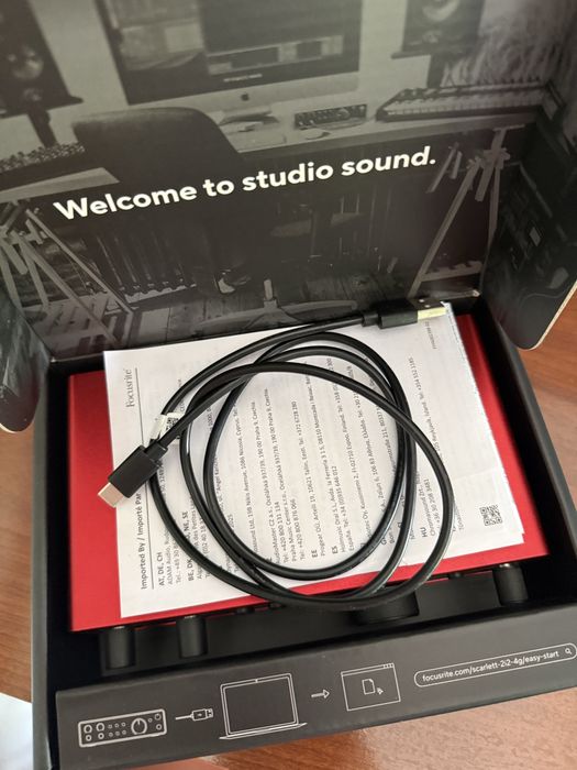 Focusrite Scarlett 2i2 4th gen