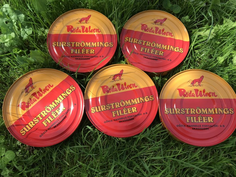 Делікатес Surstromming Сюрстрёмминг Roda Ulven file консерва риба