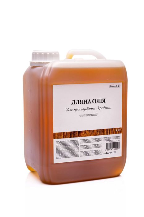Лляна олія/льняное масло для дерева, 1 л