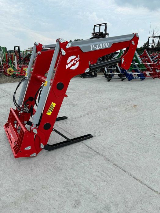 Ładowacz czołowy Agrosped model V 1500 Ursus Zetor MTZ montaż dostawa