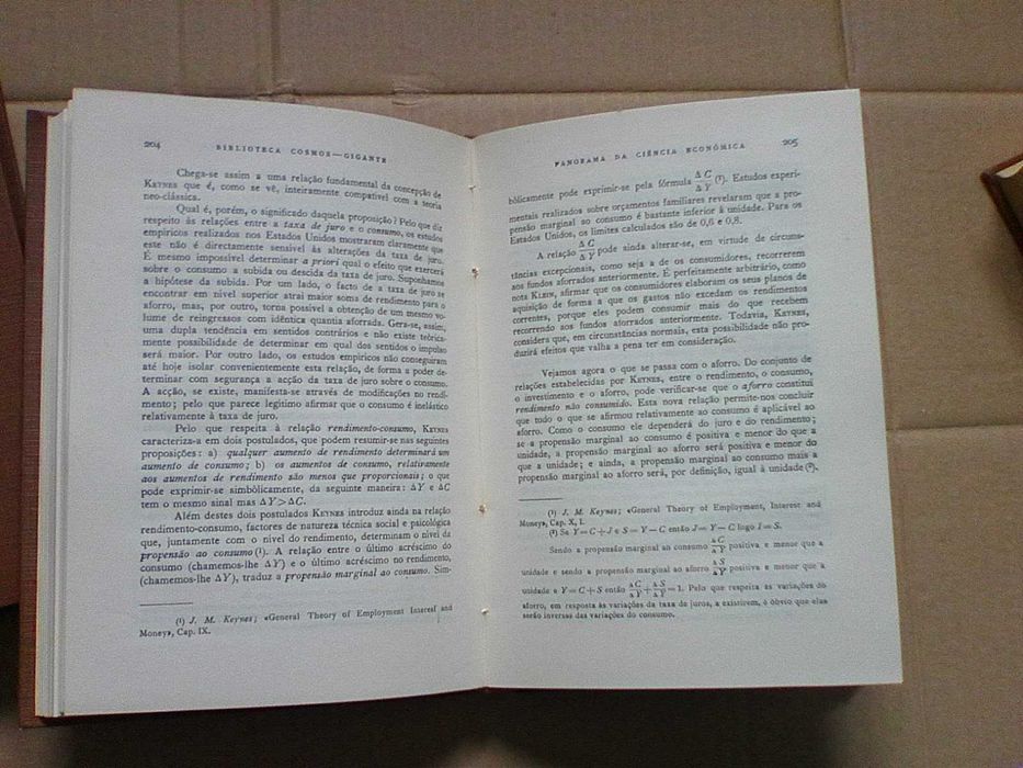 Panorama da Ciência Economica - 4 volumes