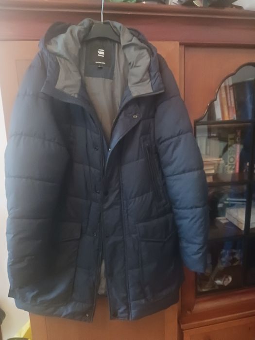 Parka raw g-star granatowa