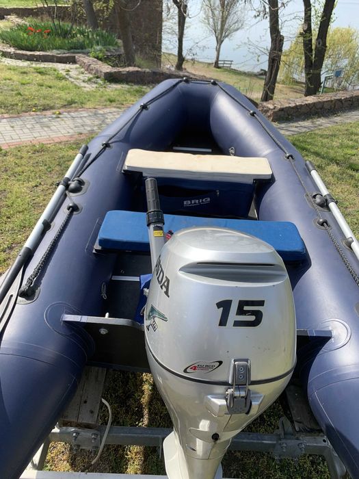 Човен Brig B-310 + двигун Honda 15к.с + лафет UMS