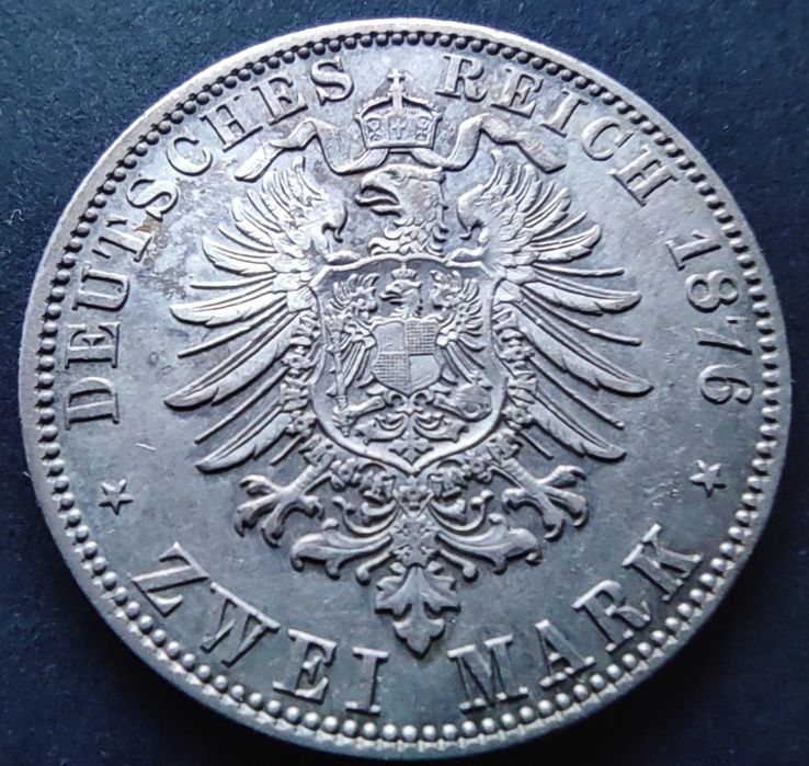 2 marki 1876 A Prusy