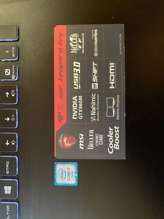 Ігровий ноутбук MSI leopard pro