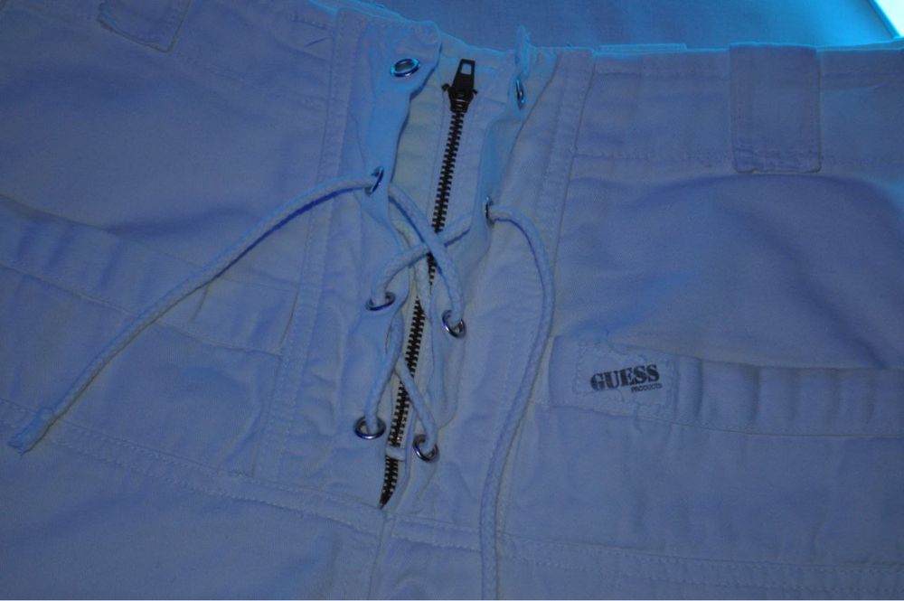 Винтажные штаны Guess белые