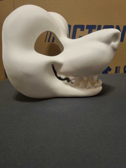 Furry fursuit maska hyena fursona therian kemono kigurumi cosplay