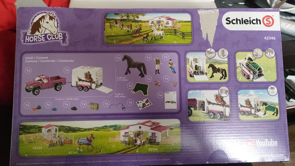Pick Up z Przyczepą dla Koni Schleich 42346

Numer zestawu: 42346