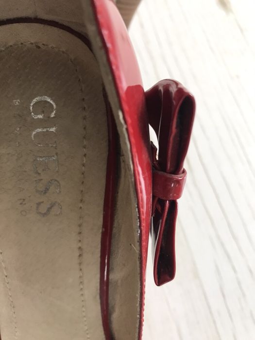 Guess by Marciano czerwone szpilki buty 38