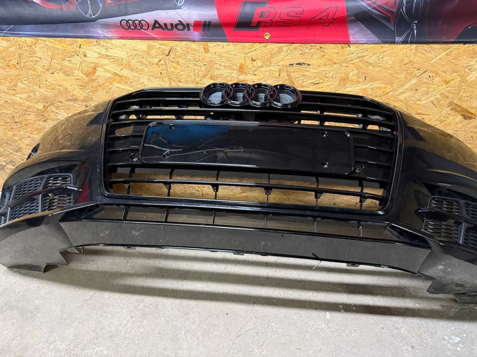 Zderzak przedni Audi A6 C7 lift s-line black spryski 4xpdc gril kratki