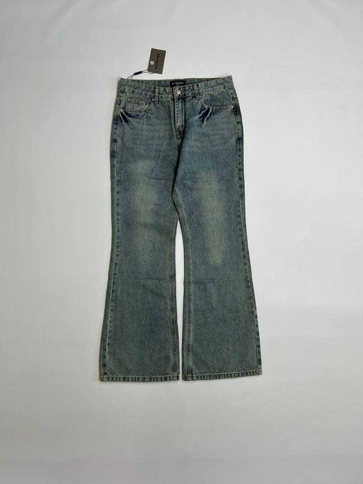 Джинси BALENCIAGA flared faded washed jeans клеш кльош джинсы archive