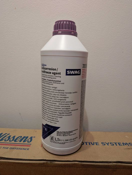 Охолоджуюча рідина , антифріз SWAG G12++ , кат.ном. 30 93 7400