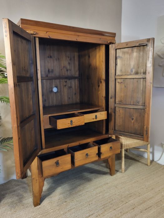 armario, bar, garrafeira, aparador, oriental  asiático  rustico