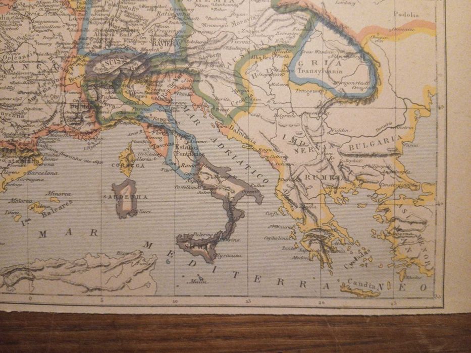 Mapa Europa 1556-1648 (Final do Séc XIX, Início do Séc XX)