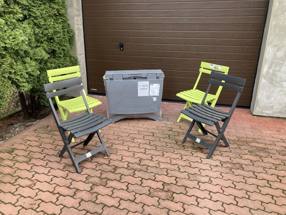 Zestaw ogrodowy Grosfillex Miami, meble na taras, meble ogrodowe