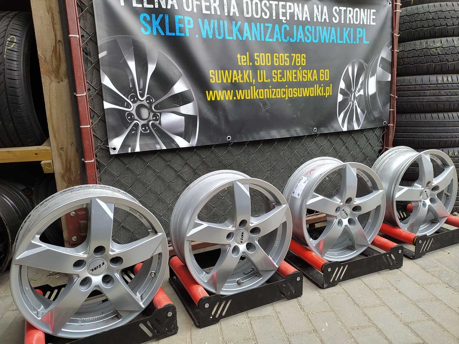 4x felgi alu R16 5x112 Vw T-Roc Tiguan Touran Sharan Caddy Skoda Audi A3 A4