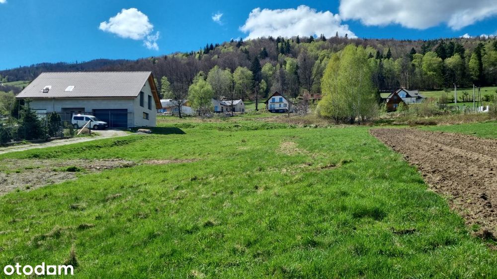 Działka budowlana w Beskidach. Media, dojazd, widoki, natura - Widok 5