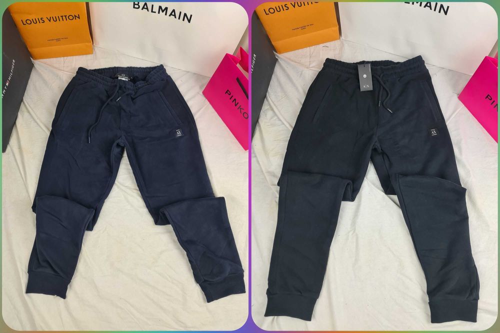 Spodenie dresowe armani nowość maly znaczek outlet ax premium męskie