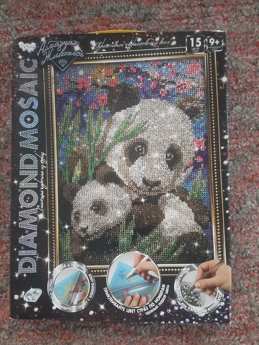Набор для творчества "DIAMOND MOSAIC" Алмазная мозаика Danko Toys