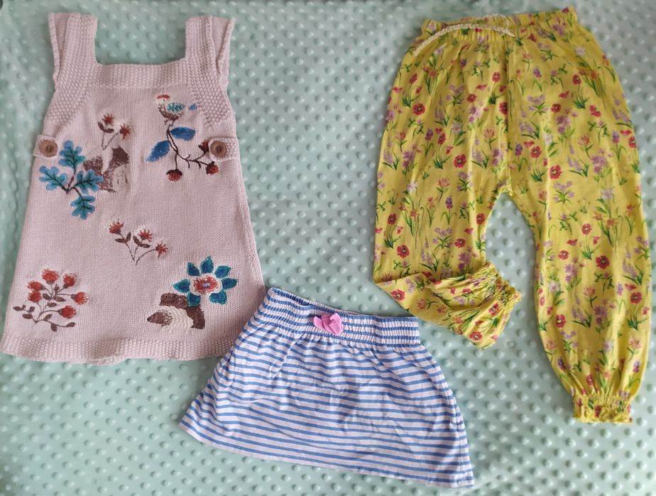 Zestaw ubranek dla dziewczynki 92-98