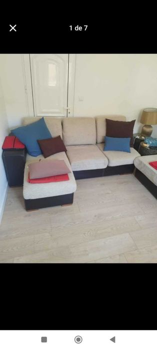 Conjunto sala = sofa+ movel