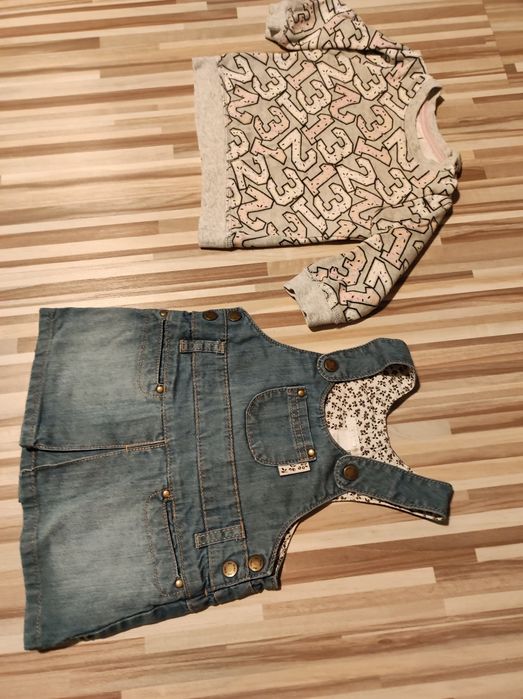 Zestaw dziewczynka 68 H&M