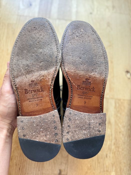 Buty Berwick 2370 brogsy derby rozmiar 7