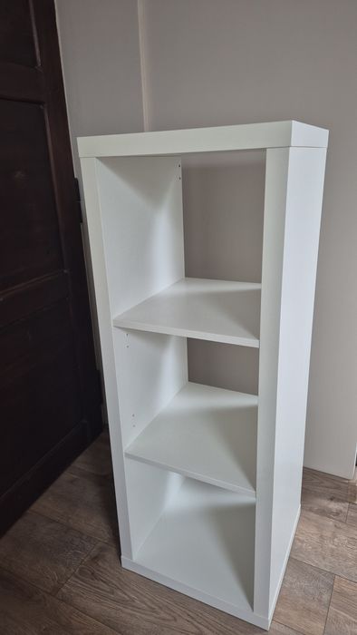 Kallax regał Ikea słupek 1x3 biały