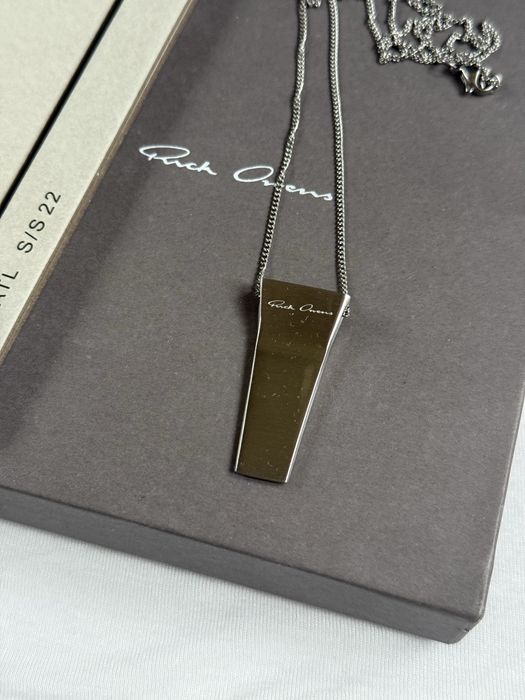 Rick Owens Trunk Pendant Necklace