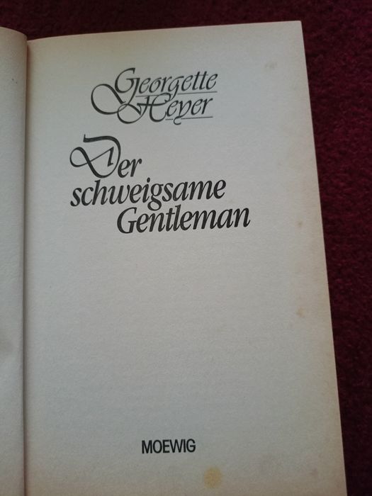 Georgette Heyer Der schweigsame Gentleman на німецькій