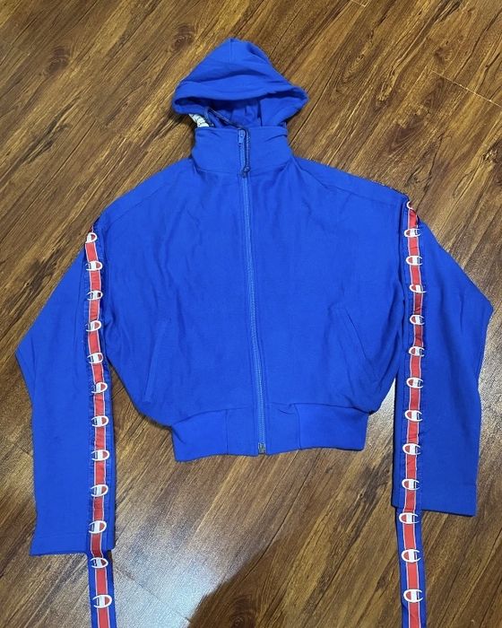Vetements x champion zip hoodie archive opium