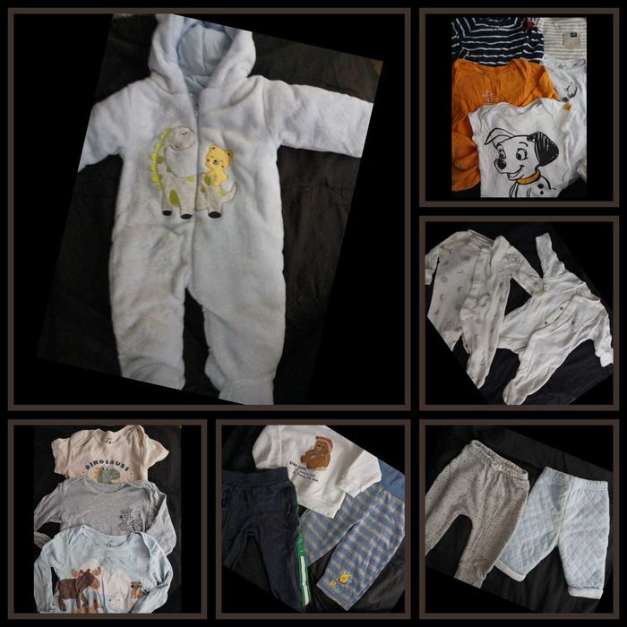 30 pça Roupas bebé lotes vários, 0 a  6 mese ,fraudas,parque etc