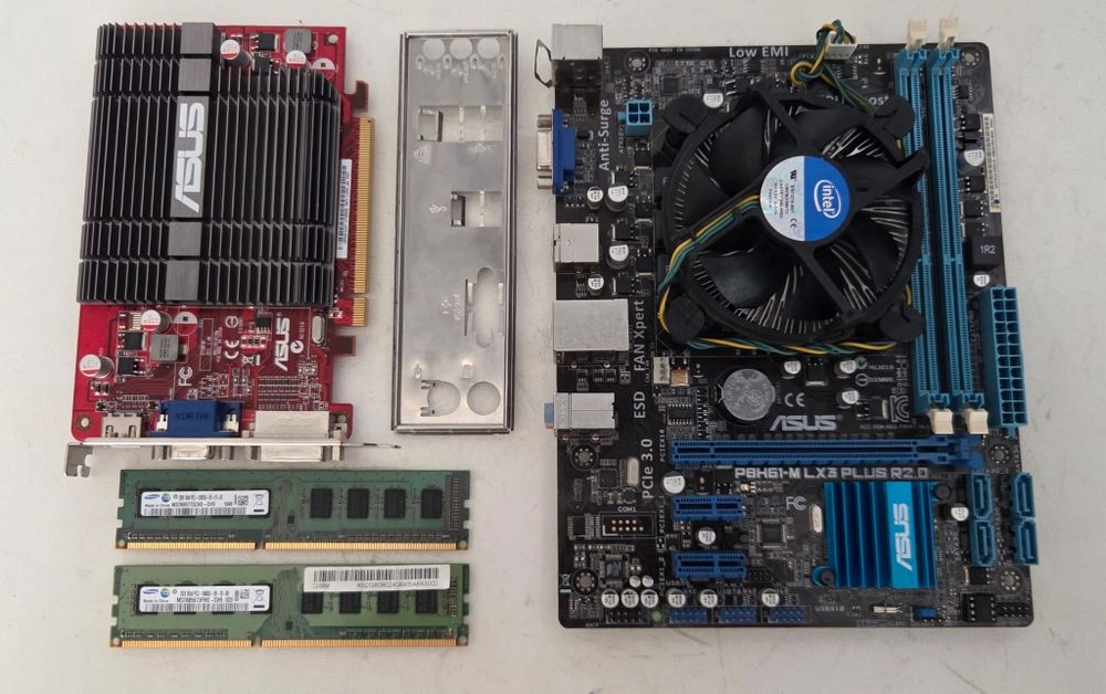 Bundle ASUS P8H61-M LX3 + Intel i3 2120 + 4GB RAM + Gráfica ASUS