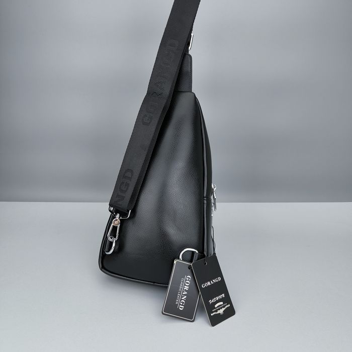 Сумка чоловіча Gorangd слинг черный мужской чоловічий  мужская слінг