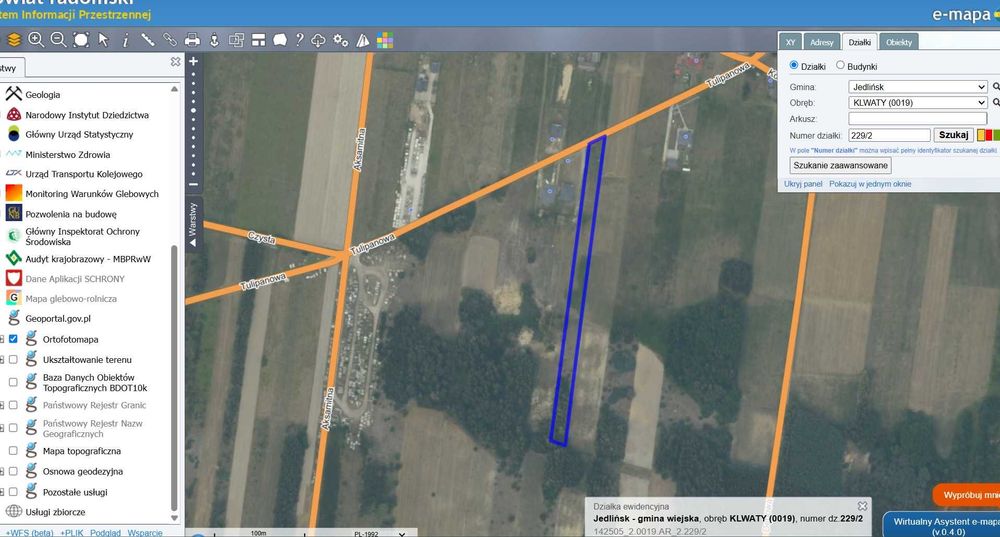 OKAZJA INWESTYCYJNA! Działka budowlana 5600 m² z WZ Możliwość podziału na 5 działek Klwaty  Radomia