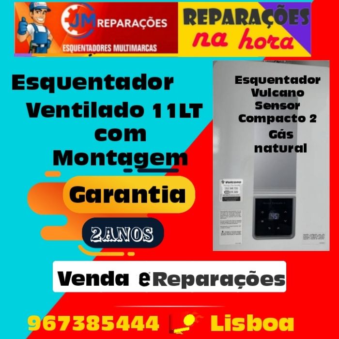 Reparações de esquentadores na hora