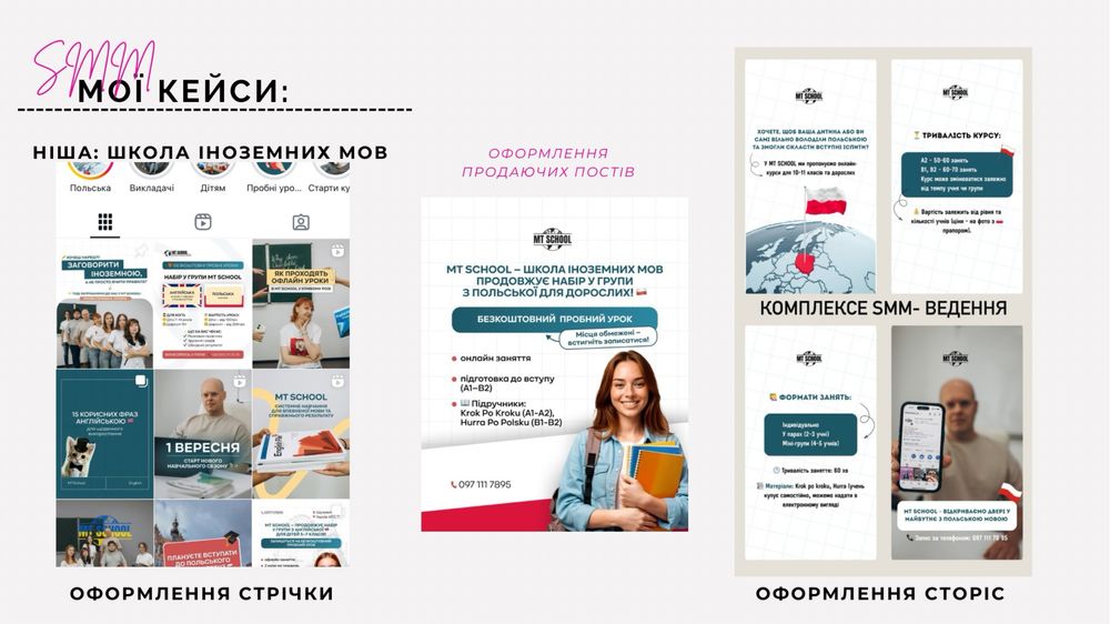 СММ спеціаліст, контент-мейкер, просування Instagram