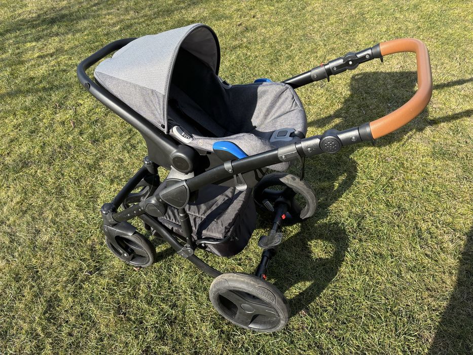 Dynamic Baby Scandi wózek głęboki i nosidełko