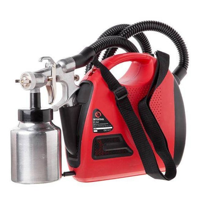 Краскопульт электрический Intertool DT-5060 Покрасочный пистолет. 
Нов