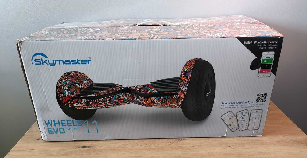 Deskorolka Elektryczna Skymaster Wheels 11 Evo Smart – Graffiti