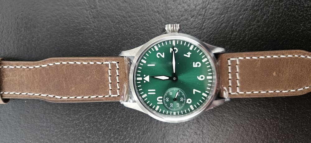 Luksusowy, mechaniczny zegarek męski pilot, flieger